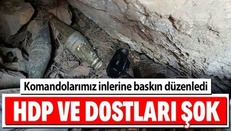 HDP ve dostlarını üzen haber... PKK terör örgütüne gerçekleştirilen operasyonda çok sayıda mühimmat ele geçirildi