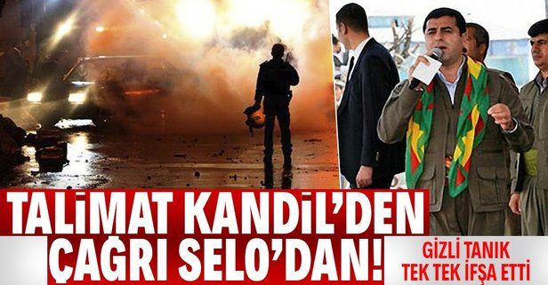 Kobani iddianamesinde gizli tanık Selahattin Demirtaş'ın terör çağrısını ifşa etti