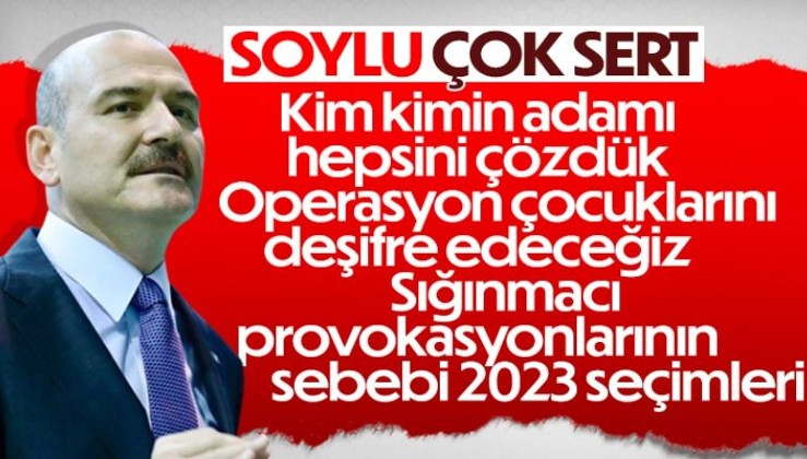 Süleyman Soylu “Biz, PKK’ya, PYD’ye istila yaptırtmadık.'