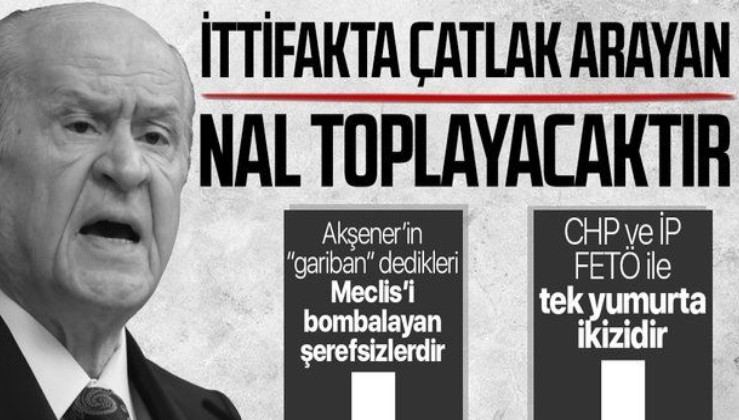 MHP lideri Devlet Bahçeli'den Zülfü Livaneli'ye sert sözler