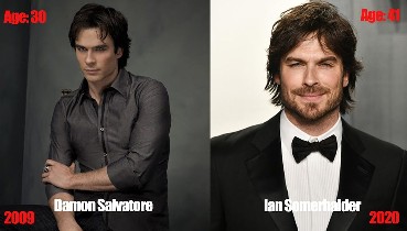 THE VAMPIRE DIARIES Then and now [2020]