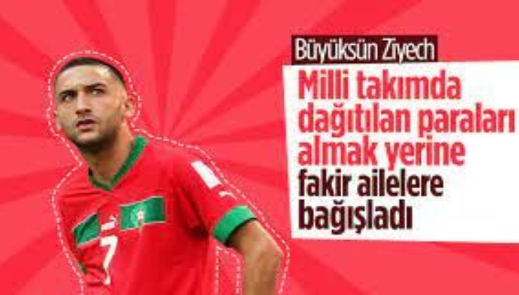 Faslı futbolcu Hakim Ziyech'in davranışı milyonların övgüsünü aldı! 2015 yılından bu yana aralıksız yapıyor