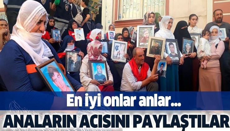 Kulp şehitlerinin ailelerinden evlat nöbetine destek! HDP önünde teröre lanet yağdırdılar.