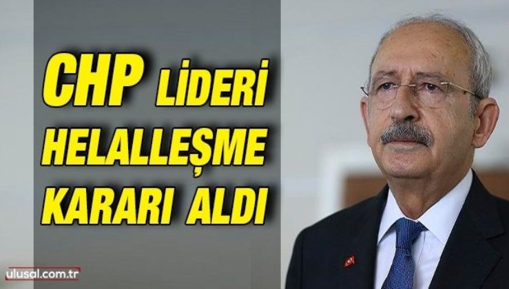 Kılıçdaroğlun'dan helalleşme yolculuğu kararı
