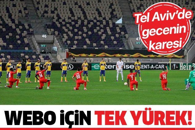 UEFA Avrupa Ligi'nde Sivassporlu futbolculardan 'Pierre Webo' tepkisi: Irkçılığa karşı diz çöktüler