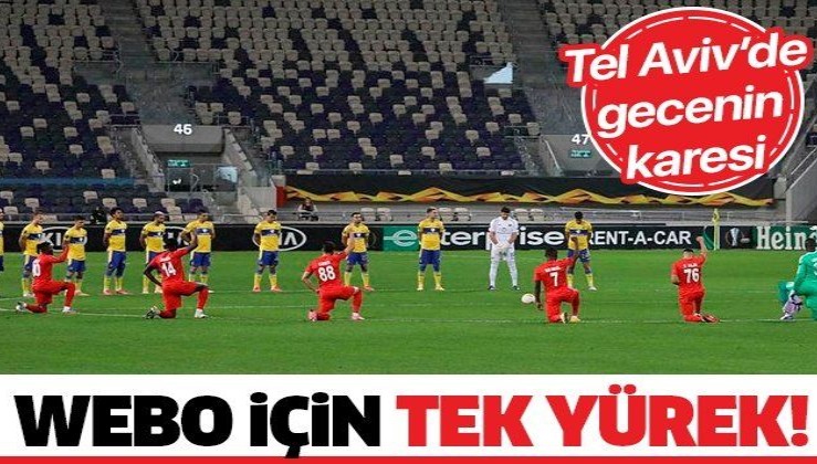 UEFA Avrupa Ligi'nde Sivassporlu futbolculardan 'Pierre Webo' tepkisi: Irkçılığa karşı diz çöktüler