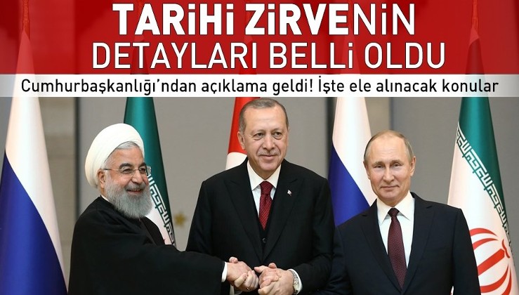 Dünyanın gözü bu toplantıda olacak: Erdoğan kritik Tahran Zirvesi için yarın İran'a gidiyor