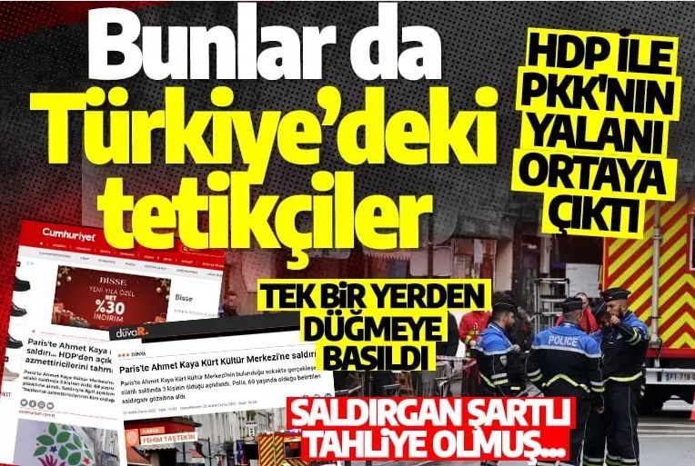 HDP ile PKK'nın Türkiye iftirası ellerinde patladı! Gerçek ortaya çıktı: Saldırgan şartlı tahliye olmuş...