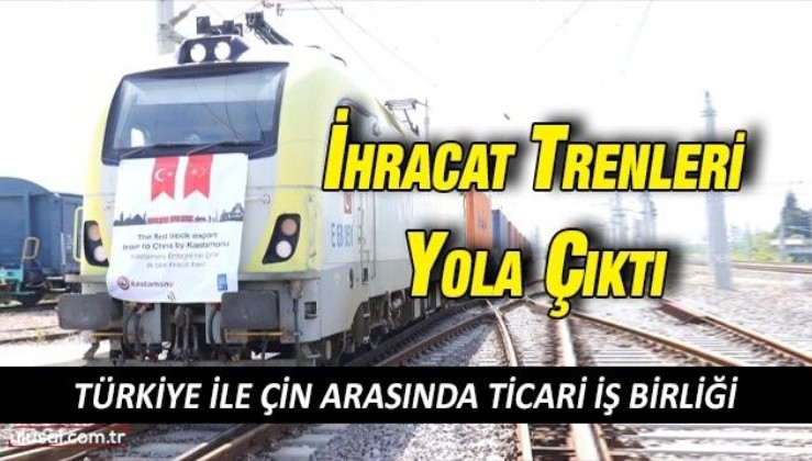 Türkiye'den Çin'e gidecek ihracat trenleri Kocaeli'den yola çıktı