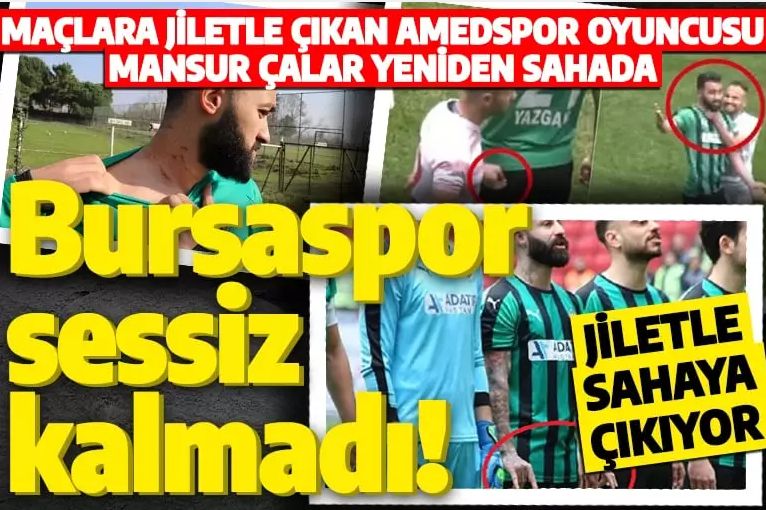 Amedspor futbolcusu Mansur Çalar hakkında şok iddia! Bursaspor maçında nasıl oynadı? 26 yıl hapis istemi...