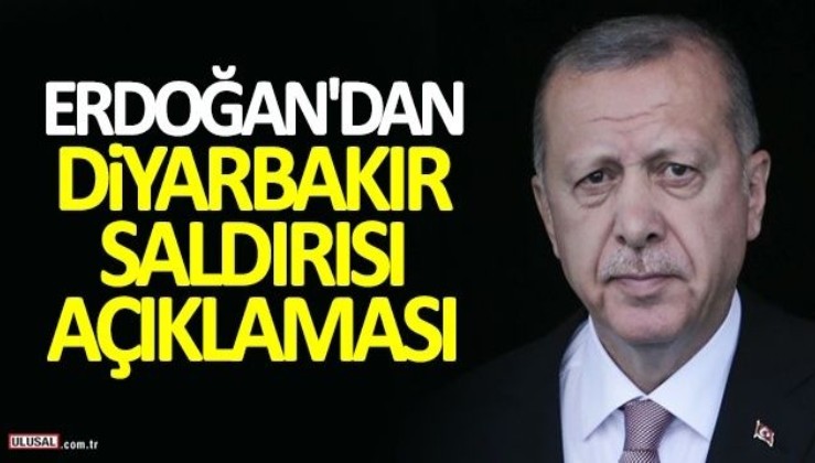 Cumhurbaşkanı Erdoğan'dan Diyarbakır Kulp açıklaması:
