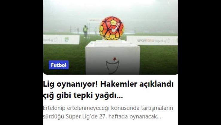 Süper Lig’de haftanın hakemleri belli oldu! Sosyal medyada büyük tepki…