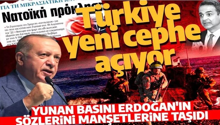 Yunan medyasının tek derdi Türkiye! Erdoğan'ın konuşmasına geniş yer ayırdılar