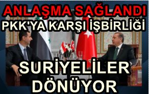 İşte TürkiyeSuriye Anlaşma taslakları