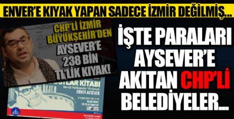 Mersin, Mudanya, Şişli, Ataşehir... CHP'li belediyeler Enver Aysever'e çalışmış