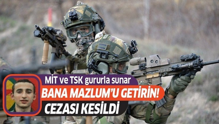 Son dakika: MİT ve TSK'dan terör örgütü PKK'ya Irak'ta ortak operasyon | Terörist Mazlum'un cezası kesildi