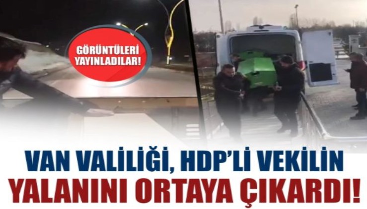 Van Valililiği, HDP'li Gergerlioğlu'nun yalanını ortaya çıkardı!