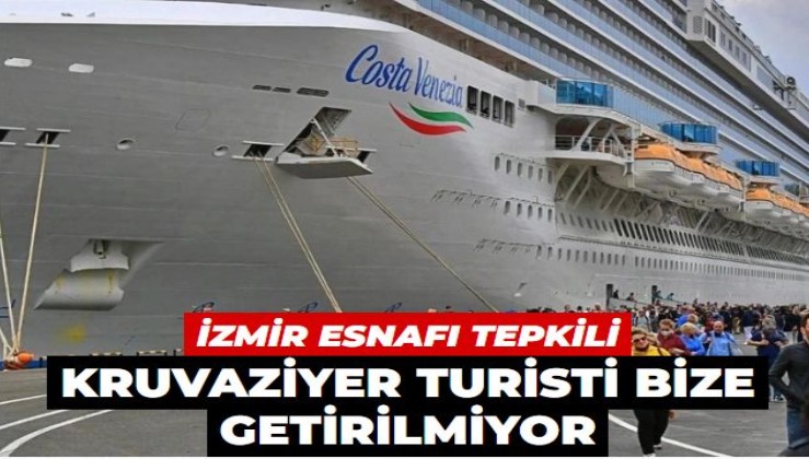 Kruvaziyer gemi yolcusu İzmir’i tanıtsın