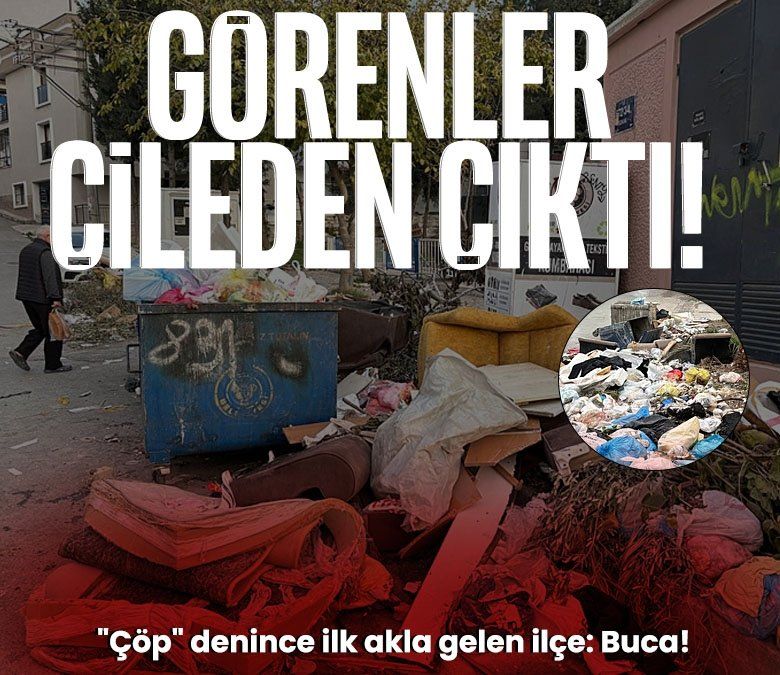 'Çöp' denince ilk akla gelen ilçe: Buca! İzmir'de vatandaşları çileden çıkaran görüntüler...