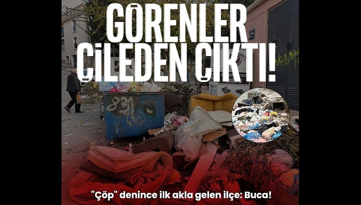 'Çöp' denince ilk akla gelen ilçe: Buca! İzmir'de vatandaşları çileden çıkaran görüntüler...
