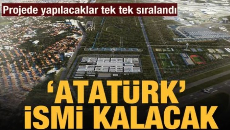 132 bin ağaç dikilecek ve adı 'Atatürk Havalimanı Millet Bahçesi' olacak projeye Kaftancıoğlu neden itiraz ediyor?