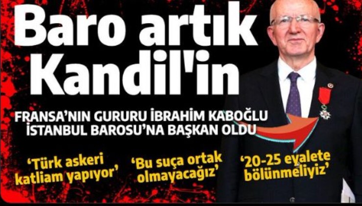 İstanbul Barosu'nda Kandil esintisi: 'Türkiye 20-25 eyalete bölünmeli' diyen Fransız nişanlı İbrahim Kaboğlu kimdir?