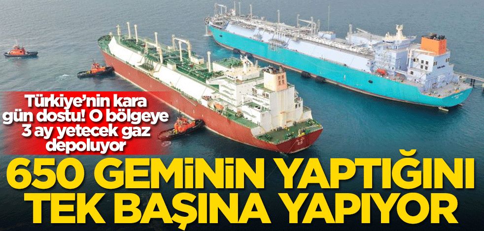 BOTAŞ'ın LNG ve petrol transferi yaptığı Ertuğrul Gazi gemisi dikkat çekiyor!