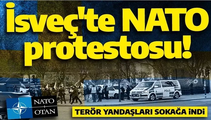İsveç'te YPG/PKK gösterisi: NATO anlaşmasının iptalini istediler