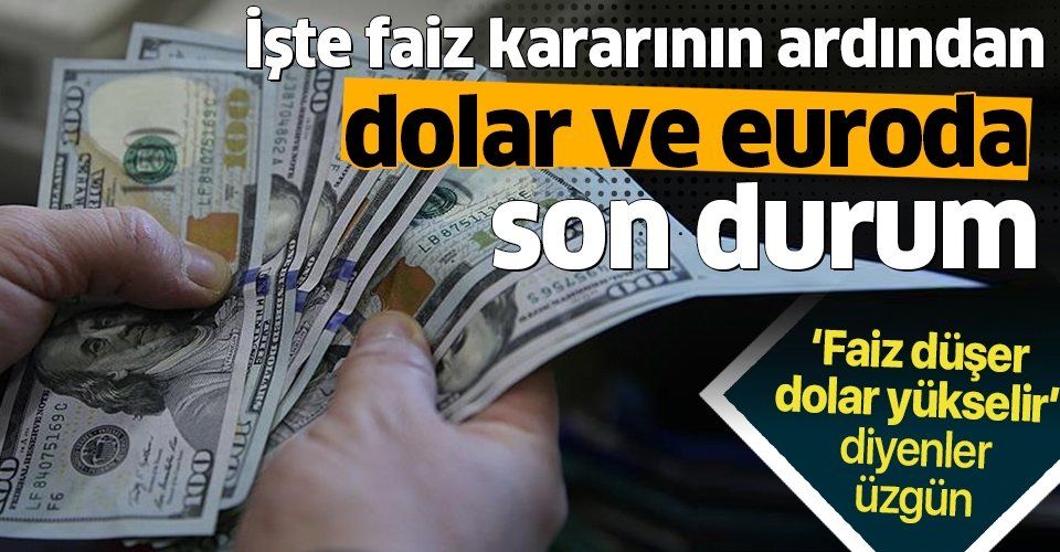 Merkez Bankası'nın faiz kararının ardından dolar ve euro ne kadar oldu? Dolar ve euro fiyatı.