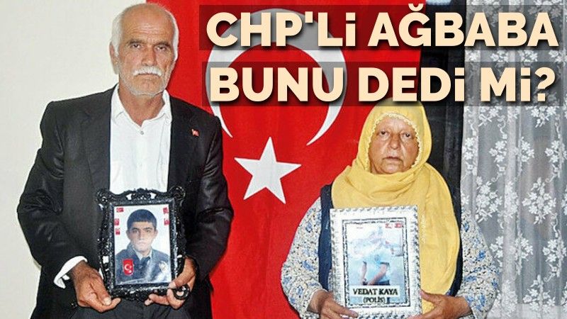 CHP'li Ağbaba, HDP önünde nöbet tutan aileye bunu dedi mi?
