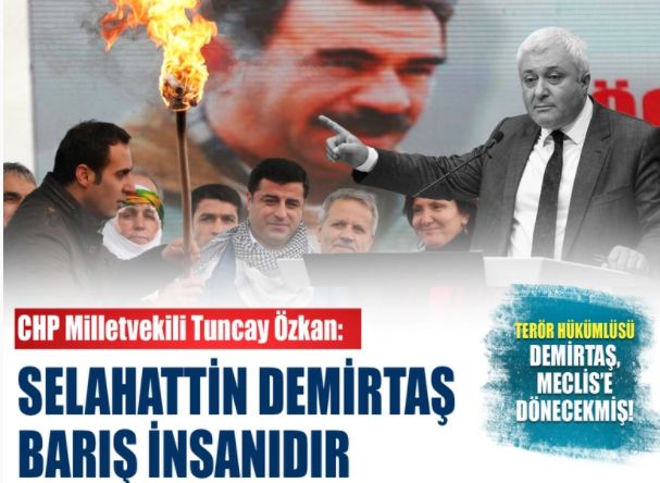 CHP'li Tuncay Özkan: Demirtaş barış insanıdır, Meclis'e dönecek