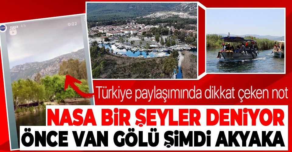 NASA'dan heyecan yaratan Türkiye paylaşımı! Muğla'daki o nehri paylaşıp fotoğrafa not düştüler