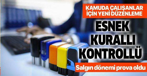 3.5 milyon memurun çalıştığı devlette normal mesaiye 3 kural getirildi