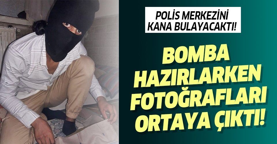 Bursa'da yakalanan DEAŞ'lı teröristin bomba hazırlarken fotoğrafları ortaya çıktı!