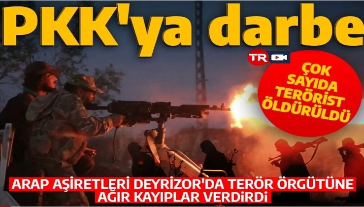 Aşiret güçlerinden Deyrizor'da PKK’ya operasyon: Çok sayıda terörist öldürüldü