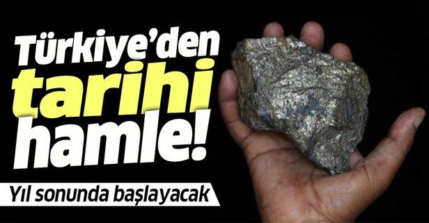Türkiye'den çok önemli lityum hamlesi! Yıl sonunda başlayacak