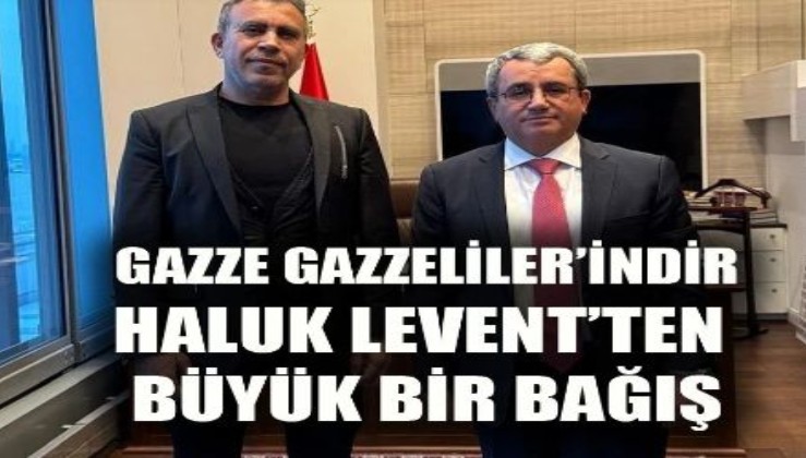 Haluk Levent'ten Filistin konseri!