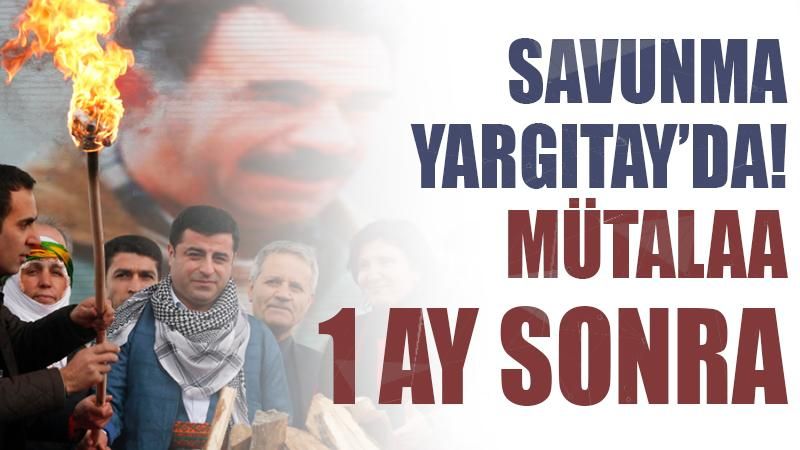 HDP'nin savunması Yargıtay'da