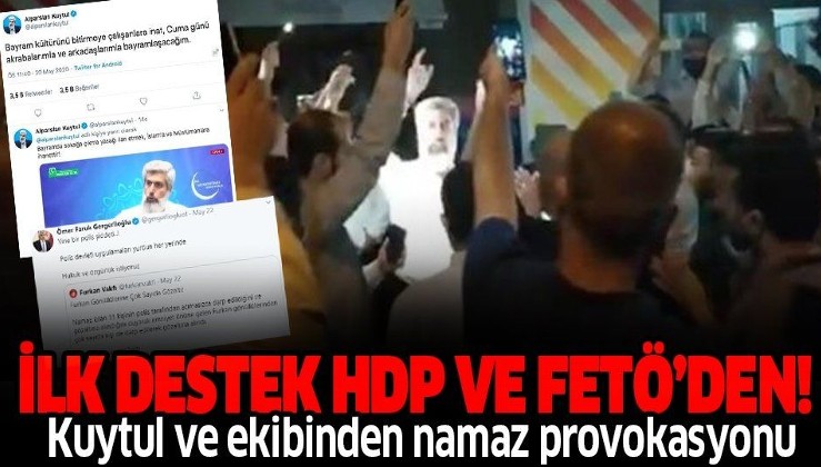 Alparslan Kuytul ve ekibinden Adana'da 'namaz' provokasyonu! İlk destek HDPKK ve FETÖ'den geldi