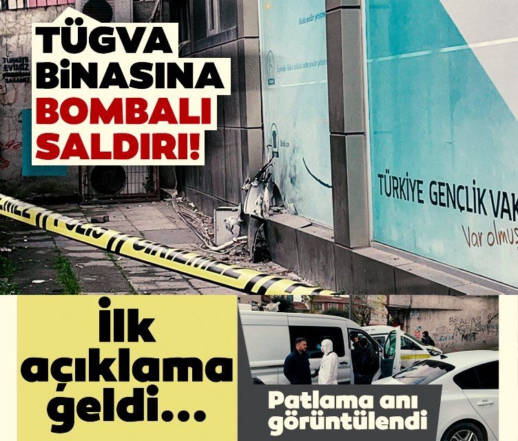 Gaziosmanpaşa'da TÜGVA binasına bombalı saldırı! Patlayıcıyı poşetli kadın mı bıraktı?