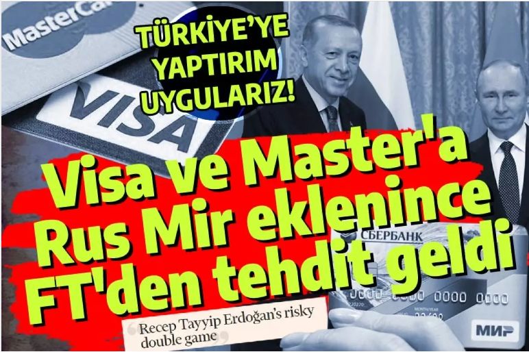 Visa ve Master'a Rus Mir eklenince Erdoğan'a tehdit gecikmedi: Yaptırım uygularız!