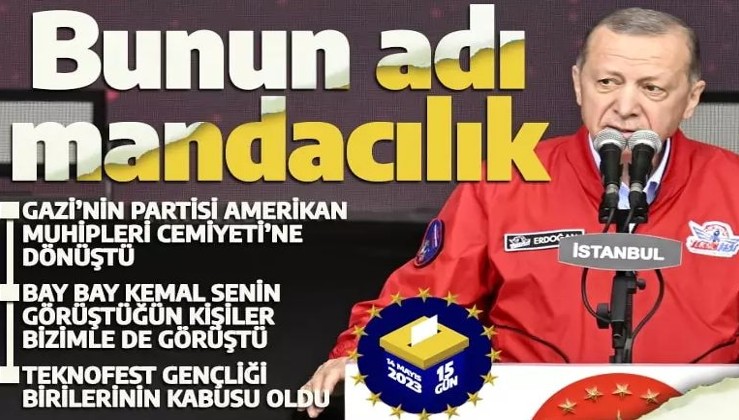 Cumhurbaşkanı Erdoğan TEKNOFEST'te! Muhalefete tepki: ABD'li şirketle görüşmek mandacılıktır