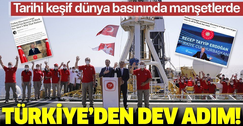 Dünya basını Türkiye'nin tarihi doğal gaz keşfini konuşuyor: Tarihin en büyüğü!