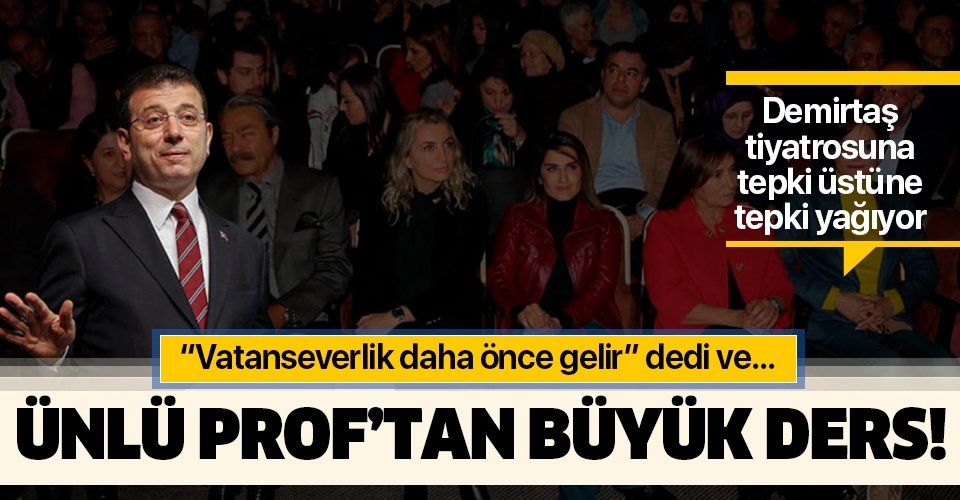 Ekrem İmamoğlu'na Demirtaş tiyatrosu tepkisi! Prof. Özden Zeynep Oktav protesto için unvanını sildi!