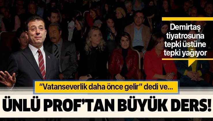 Ekrem İmamoğlu'na Demirtaş tiyatrosu tepkisi! Prof. Özden Zeynep Oktav protesto için unvanını sildi!