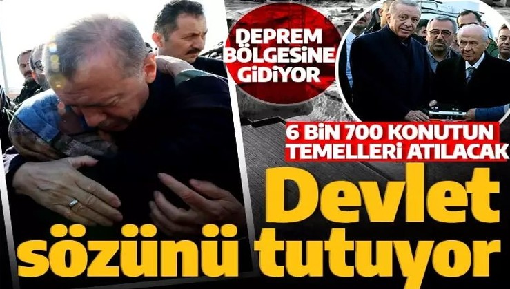 Cumhurbaşkanı Erdoğan deprem bölgesi Malatya'ya gidiyor! Temel atma törenine katılacak