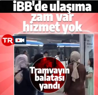 İstanbul'da tramvay arızalandı! Fotoğraf çeken yolculara İBB'den uyarı geldi