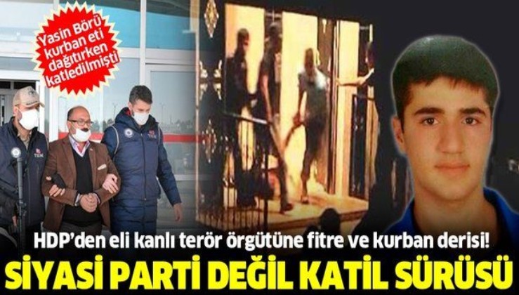HDP'den eli kanlı teröristlere skandal destek: Fitre ve kurban derileri PKK'ya
