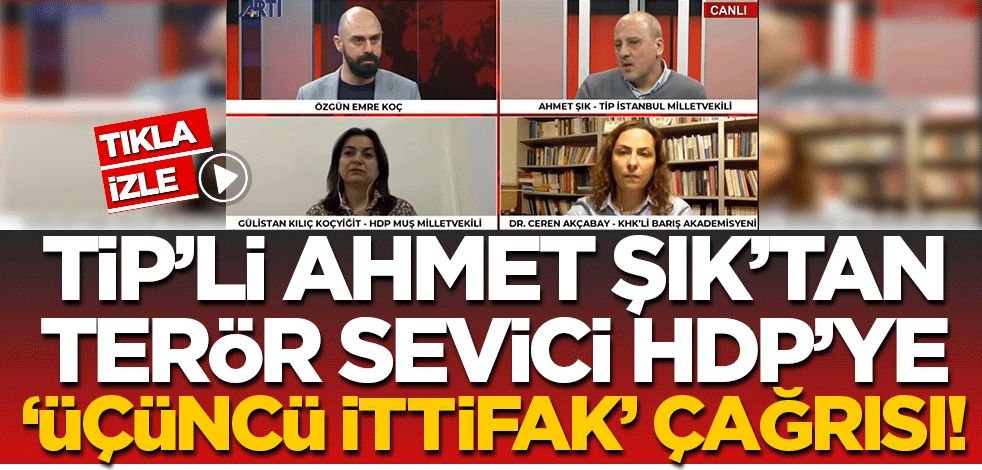 Savcı Kiraz'ı şehit eden DHKPC'lileri aklamaya çalışmıştı! TİP'li Şık'tan terör sevici HDP'ye 3. ittifak çağrısı