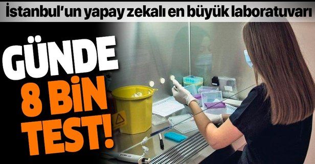 Kovid’e yapay zekâlı analiz! İstanbul'un en büyük Kovid19 laboratuvarı: Günde 8 bin test yapılıyor